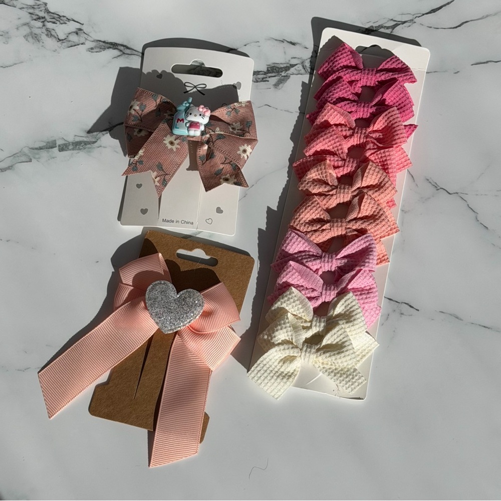 Girls bow bundle